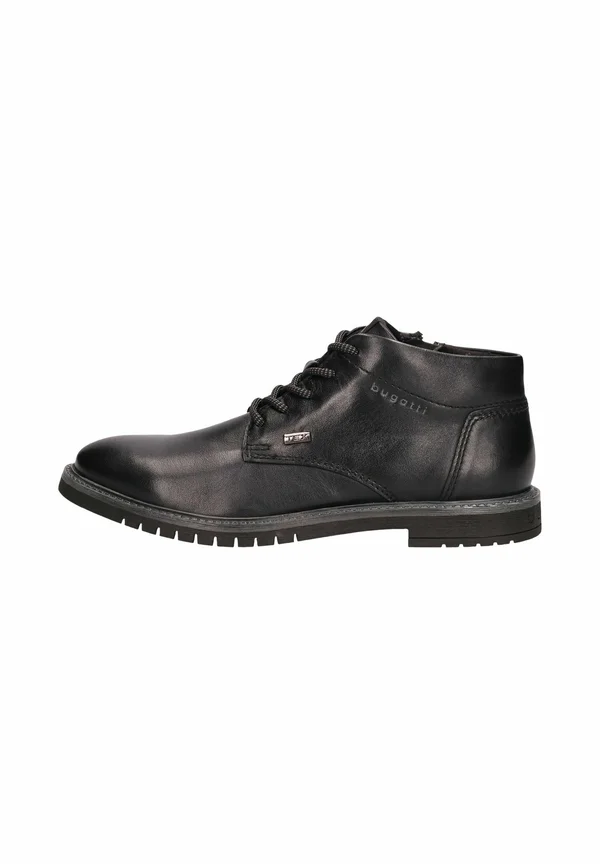 Schnürstiefelette - schwarz