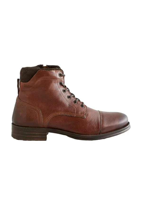 Schnürstiefelette - tan brown