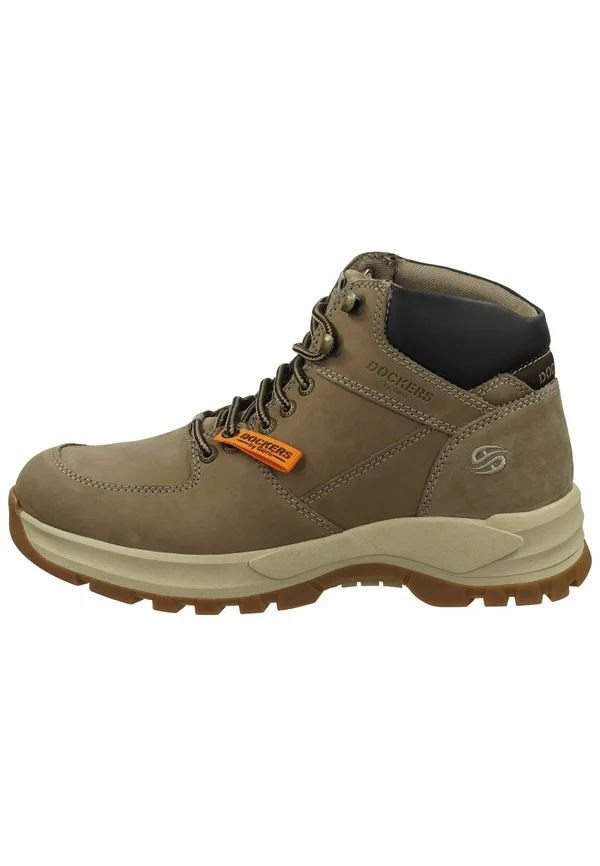 Schnürstiefelette - taupe
