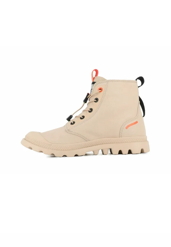 Schnürstiefelette - warm sand