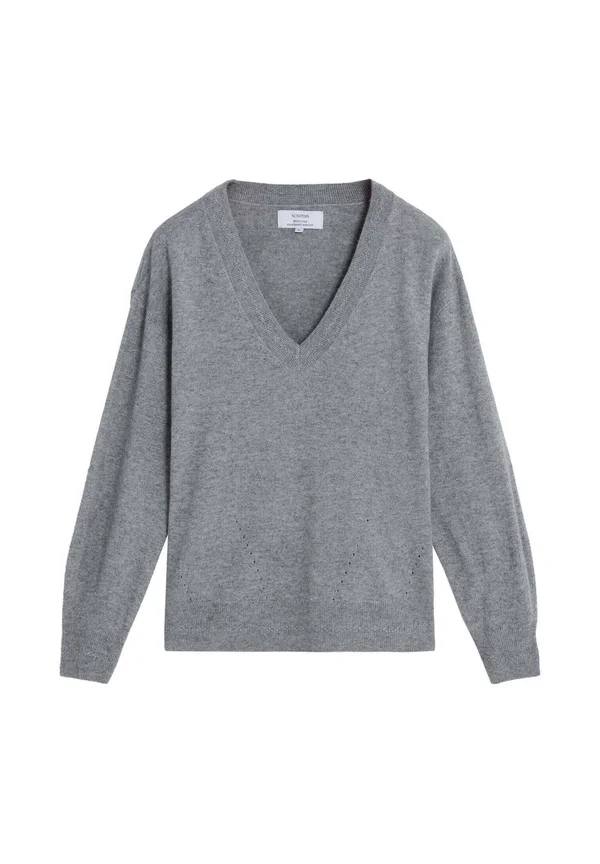 SCMER V - Strickpullover - grey melange