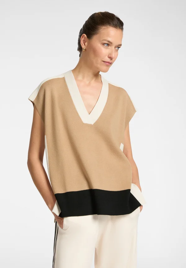 SCOLLATO  - Strickpullover - beige