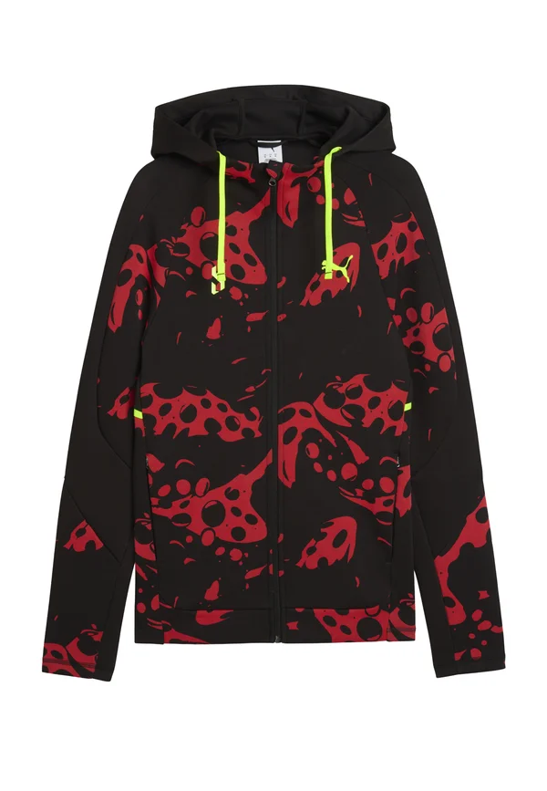 SCOOT LAB EVOSTRIPE CROSS  - Sweatjacke - for all time red- black-aop