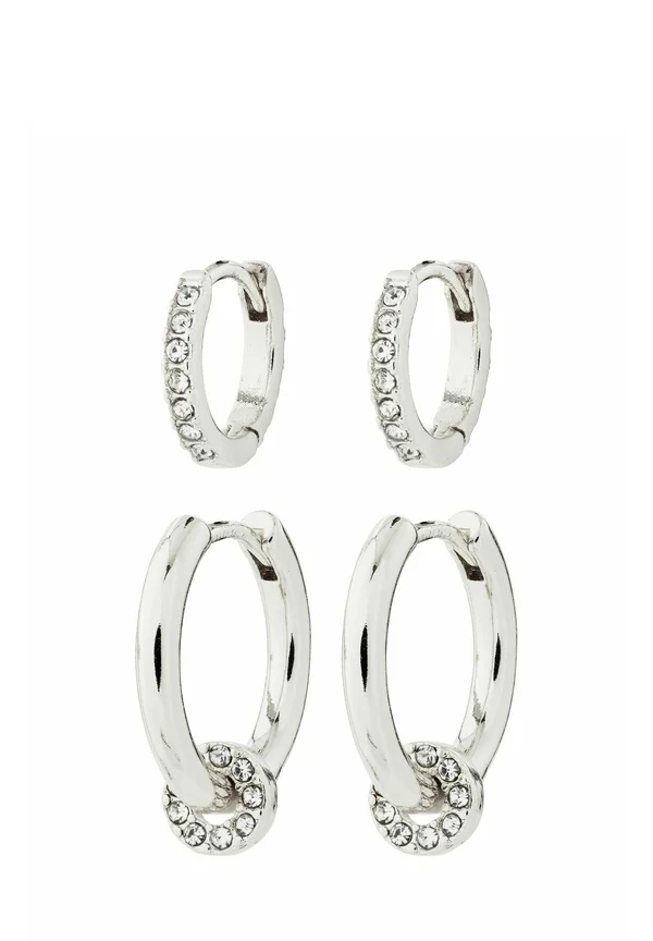 SCOTTIE 2-IN-1 SET - Ohrringe - silver