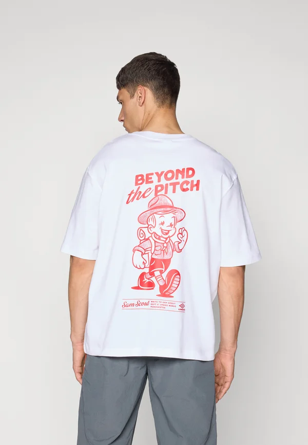 SCOUT GRAPHIC TEE - T-Shirt print - brilliant white