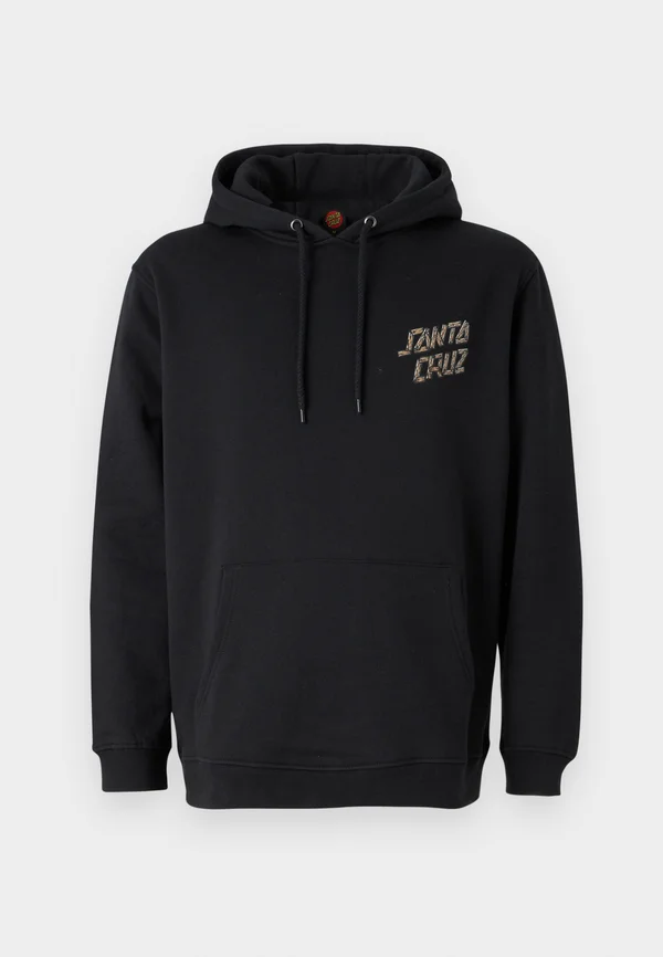 SCREAMING GRIZZLY HOOD UNISEX - Kapuzenpullover - black