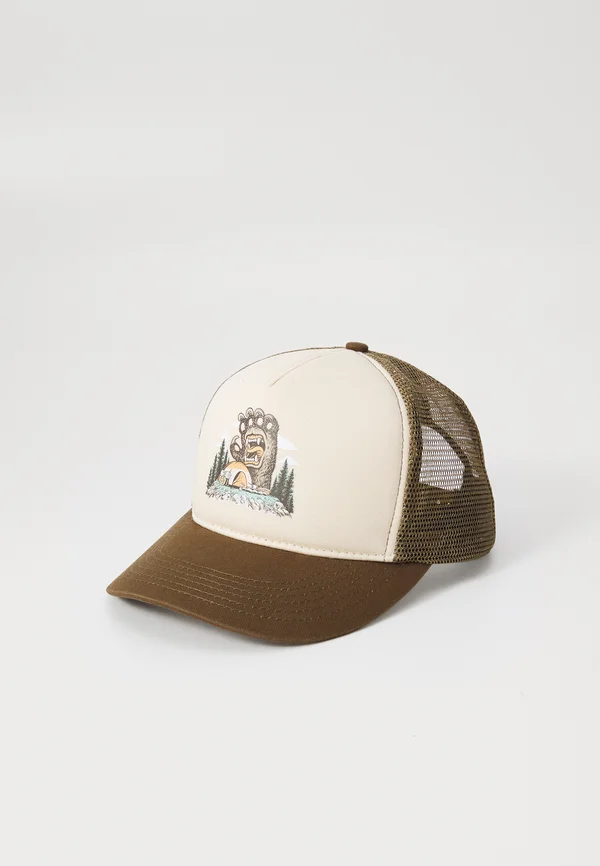 SCREAMING GRIZZLY UNISEX - Cap - brown/tan