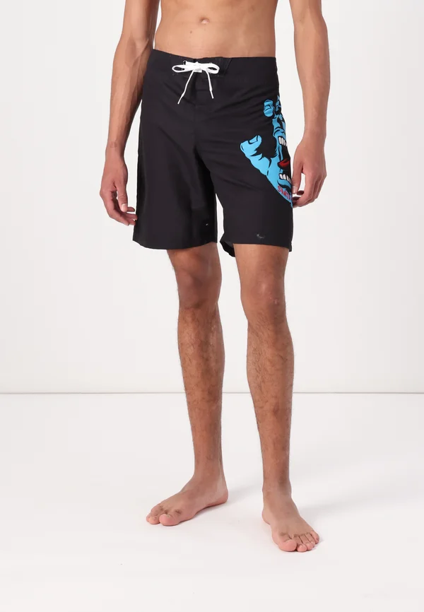 SCREAMING HAND  - Badeshorts - black