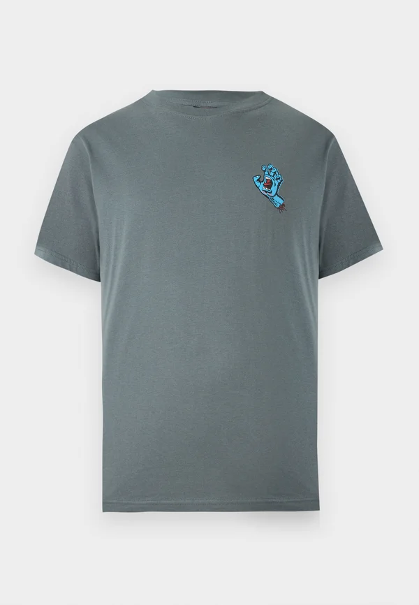SCREAMING HAND CHEST UNISEX - T-Shirt print - storm grey