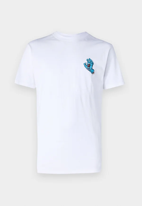 SCREAMING HAND UNISEX - T-Shirt print - white