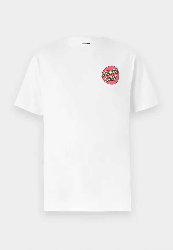 SCREAMING ROSE FLASH UNISEX - T-Shirt print - white