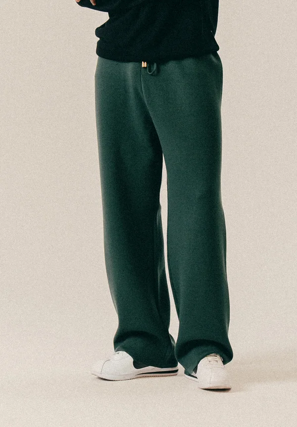 SCRIPT KNIT PANTS - Jogginghose - darkest spruce