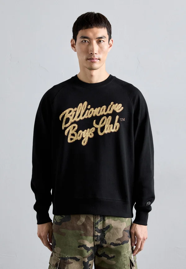 SCRIPT LOGO CREWNECK - Sweatshirt - black