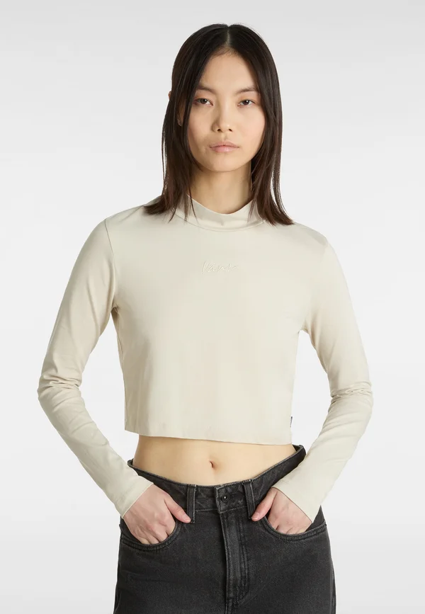 SCRIPT MOCK - Langarmshirt - light beige