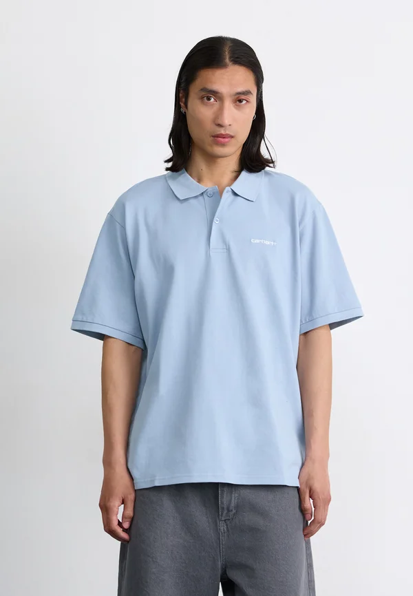 SCRIPT - Poloshirt - blue fog/white