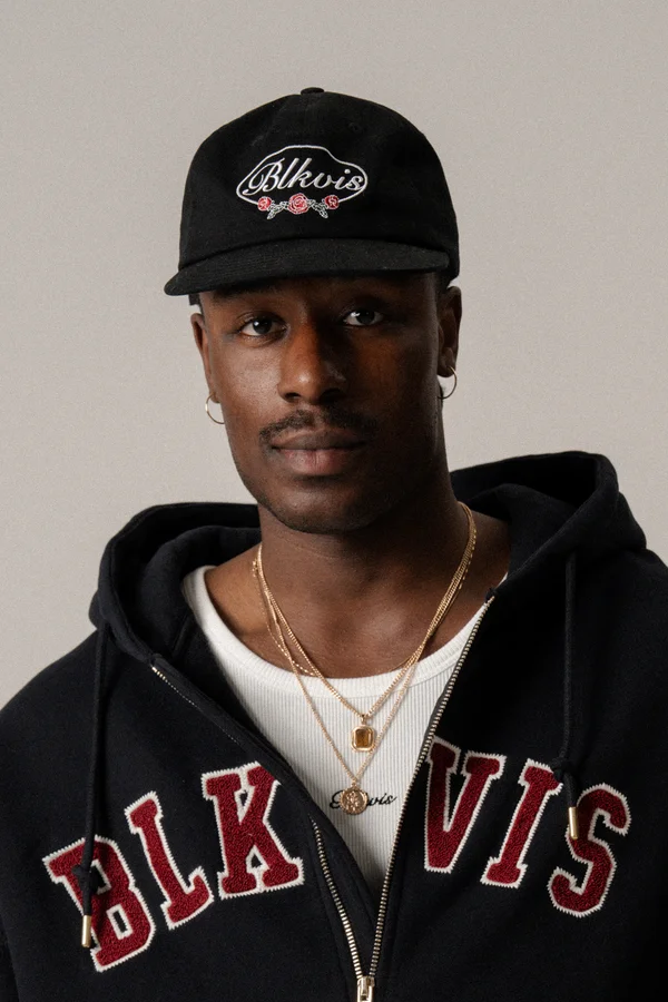 SCRIPT ROSES UNISEX - Cap - black