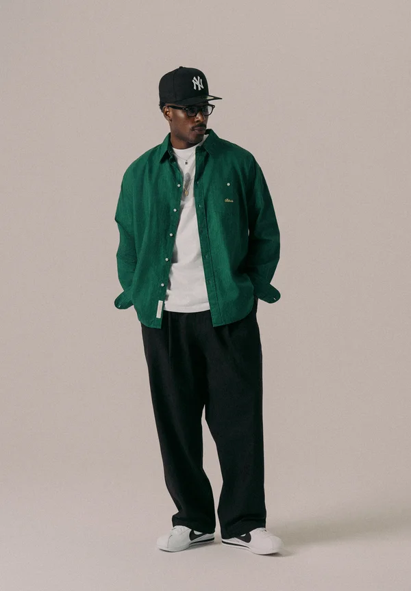 SCRIPT SHIRT - Hemd - hunter green