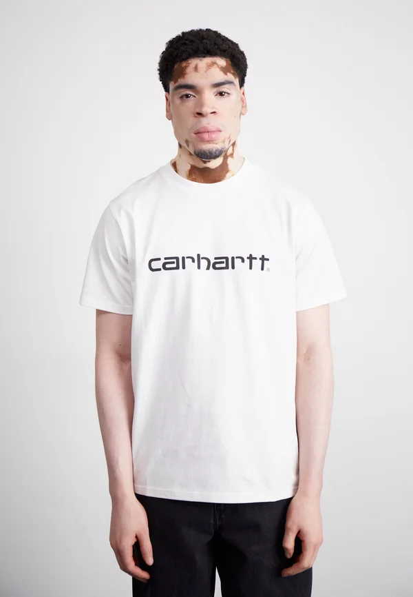 SCRIPT - T-Shirt print - white/black