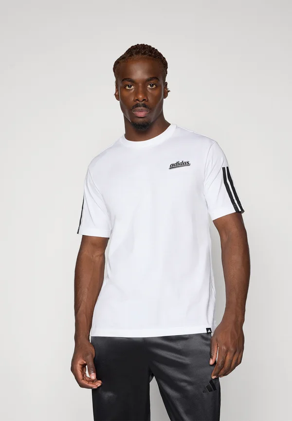 SCRIPT TEE - T-Shirt print - white