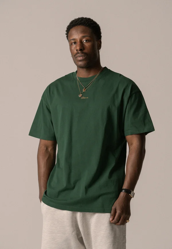 SCRIPT TEE UNISEX - T-Shirt basic - hunter green