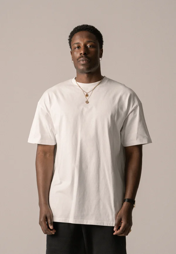 SCRIPT TEE UNISEX - T-Shirt basic - white