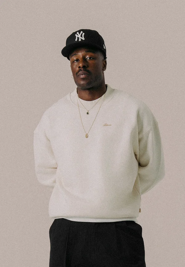 SCRIPT UNISEX - Sweatshirt - antique white