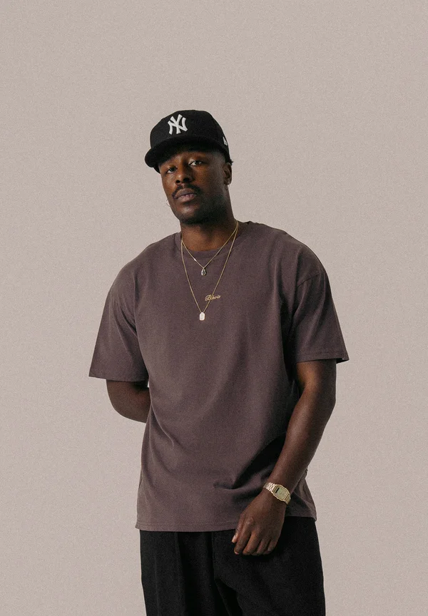 SCRIPT UNISEX - T-Shirt basic - raisin