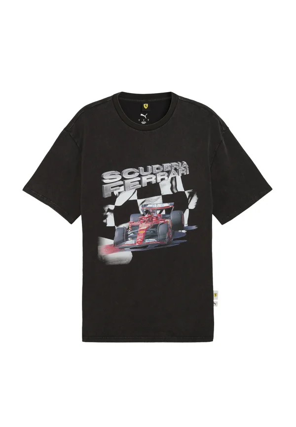 SCUDERIA FERRARI GRAPHIC - T-Shirt print - black