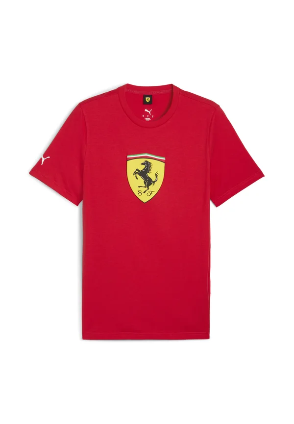 SCUDERIA FERRARI SPORTSWEAR SHIELD - T-Shirt print - rosso corsa