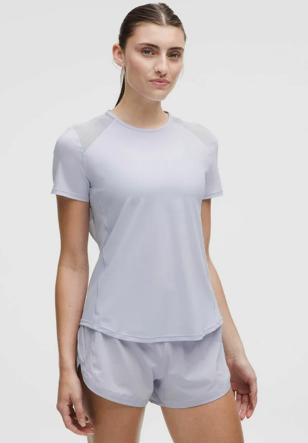 SCULPT CROSS-VENT SHORT SLEEVE - Sport T-Shirt - serene blue