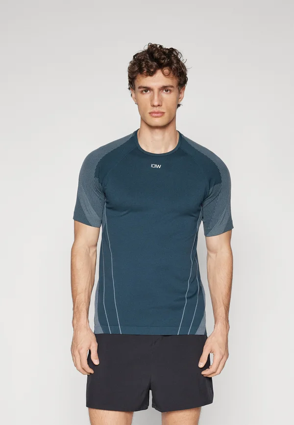 SCULPT SEAMLESS  - Sport T-Shirt - dark dusty teal