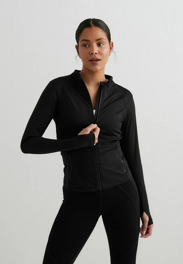 SCULPTING ZIP - Trainingsjacke - black