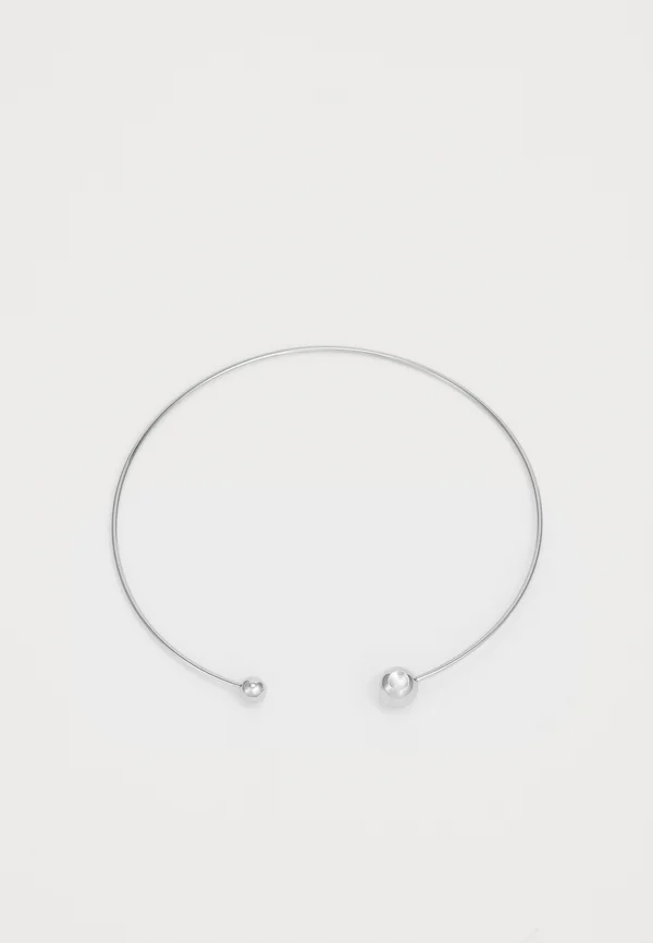 SCULPTURAL BUBBLES - Halskette - silver-coloured