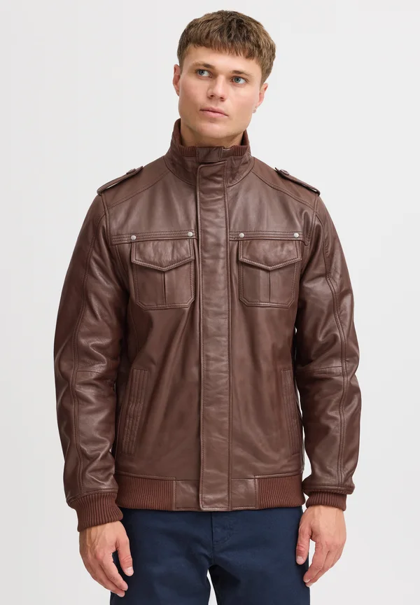 SDCAMASH - Lederjacke - brown