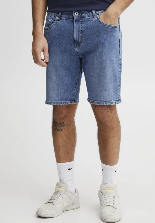 SDDunley - Jeans Shorts - middle blue denim