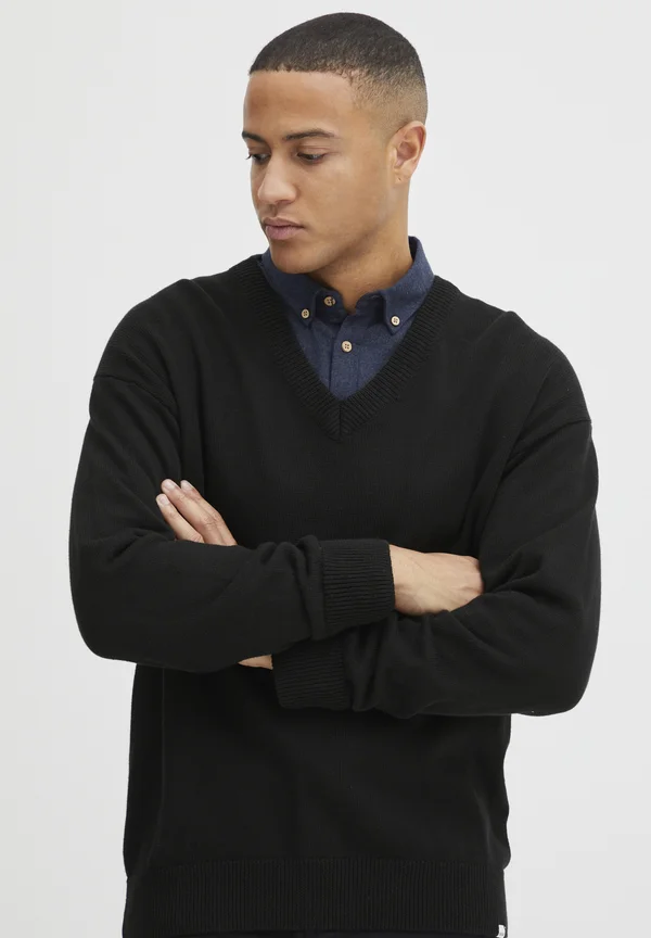 SDDURANT - Strickpullover - true black