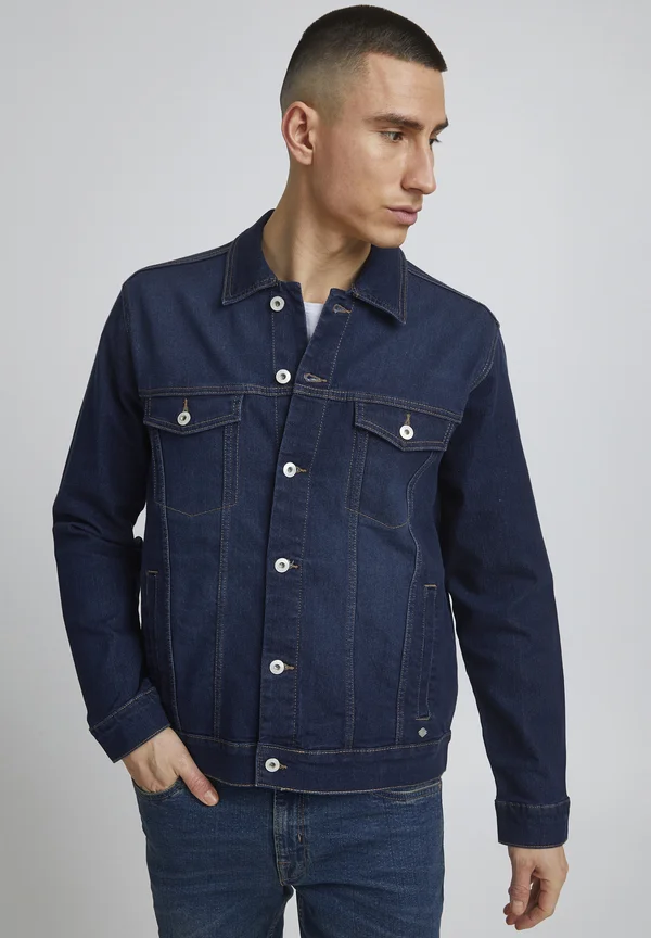 SDHUXLEY - Jeansjacke - dark blue denim