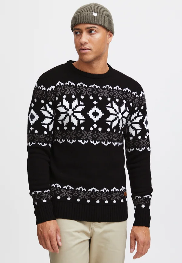 SDNorwig - Strickpullover - black