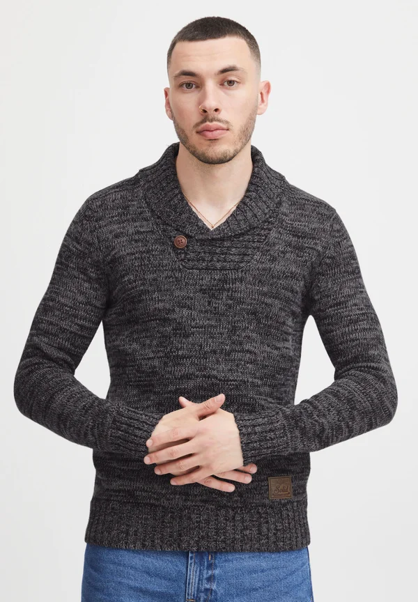 SDPhil - Strickpullover - black