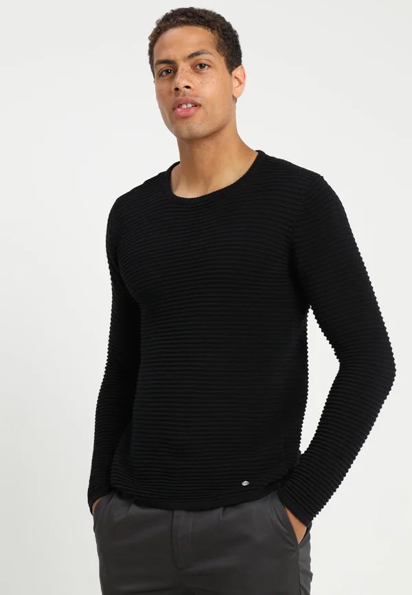 SDStruan - Strickpullover - black
