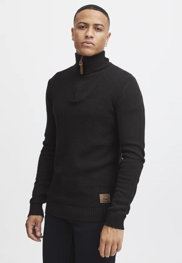 SDTommy - Strickpullover - black