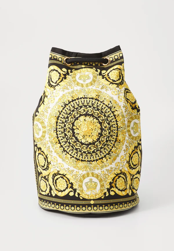 SEA BAG BAROCCO PRINT UNISEX - Umhängetasche - ivory/black/gold-coloured