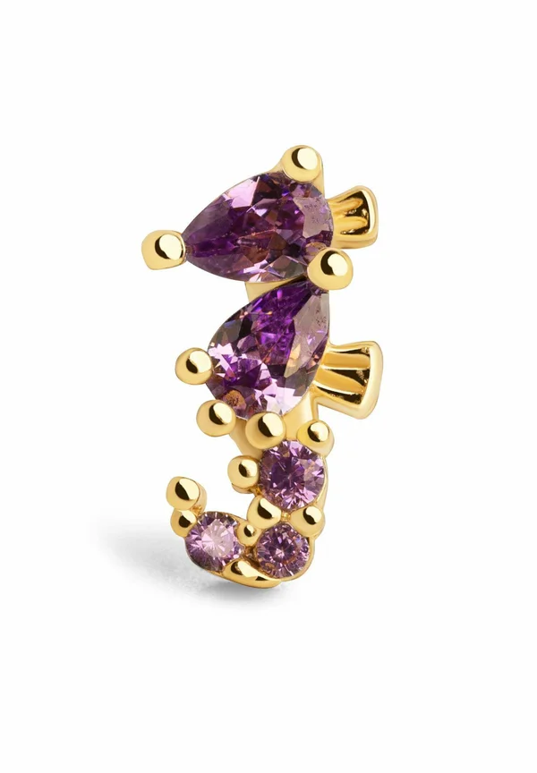 SEA SEAHORSE - Einzelner Ohrring - gold-coloured