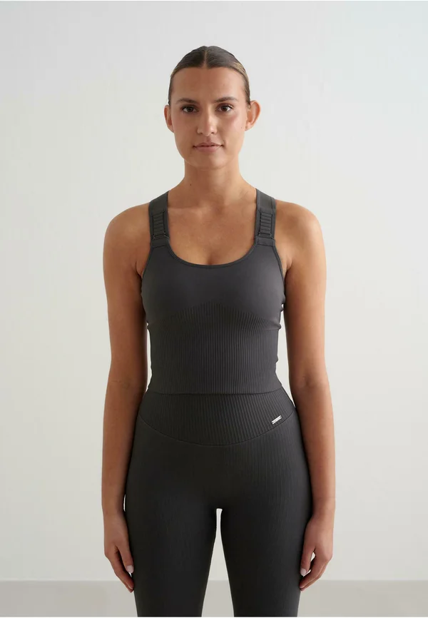 SEAMLESS BRALETTE - Sport-BH mit starker Stützkraft - grey