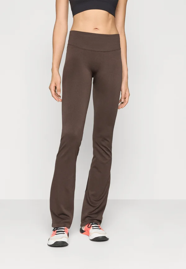 SEAMLESS CONTOUR FLARED LEGGING - Tights - black coffee