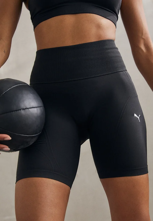 SEAMLESS SHORT  - Tights - black vapor cat