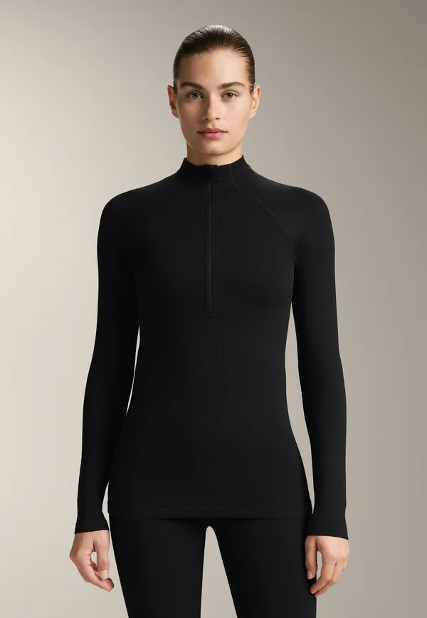 SEAMLESS TECHNICAL - Langarmshirt - black