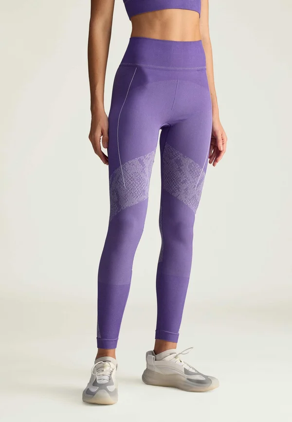 SEAMLESS YOGA - Tights - alpine violet smc   clear onix