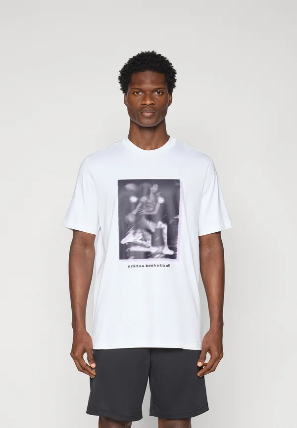 SEASON - T-Shirt print - white/powder plum