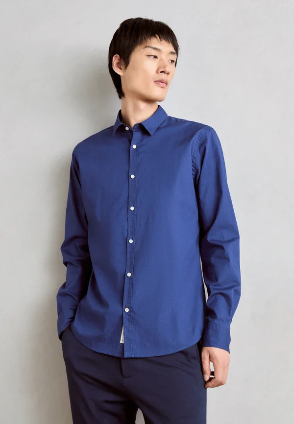 SEASONAL ESSENTIALS SOLID SHIRT - Businesshemd - ink blue
